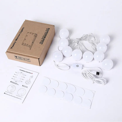 Luces Led  Bombillas Espejo x 10