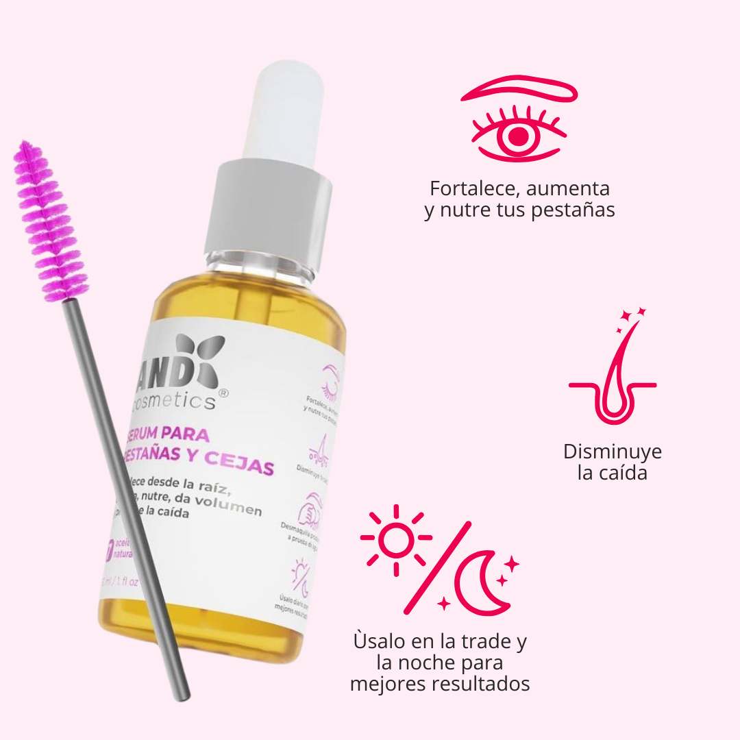 AND SERUM ALARGADOR DE PESTAÑAS Y CEJAS
