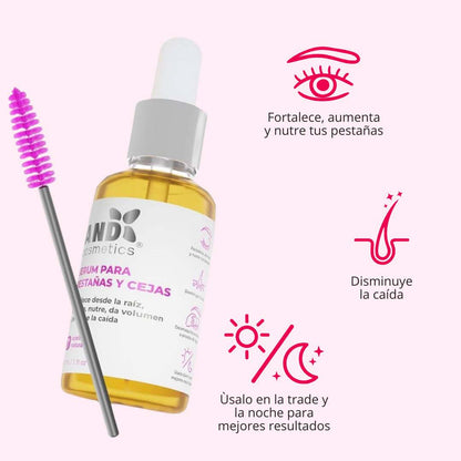 AND SERUM ALARGADOR DE PESTAÑAS Y CEJAS