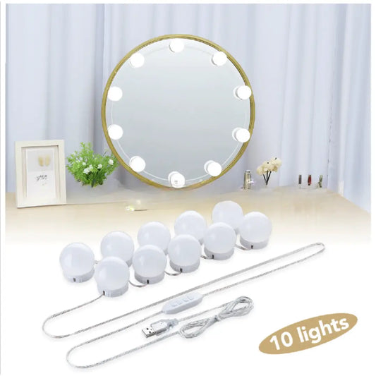 Luces Led  Bombillas Espejo x 10