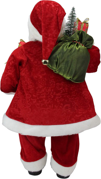 FIGURA NAVIDEÑA DE SANTA DE 90CM CON REGALOS